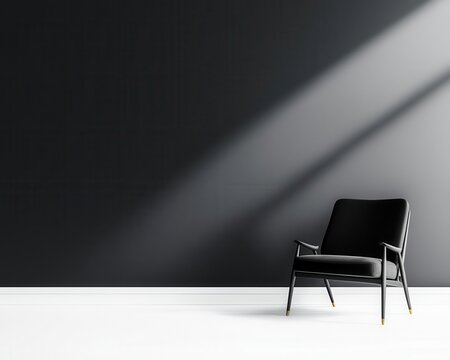 Elegant black and brass theme running through cohesive interior spaces