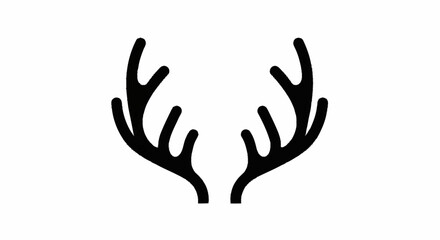 Deer antler ilustration logo vector template   © NINDYA