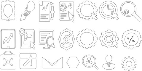 Fototapeta premium hand drawn vector illustration of a set of tools