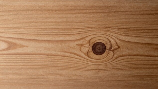 Closeup reveals intricate wood grain pattern with a prominent knot
