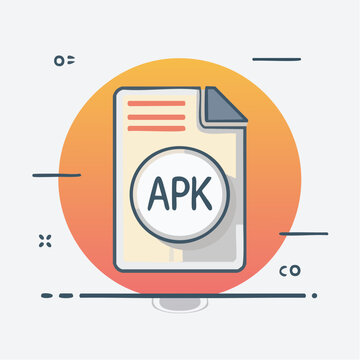 APK File Icon Illustration