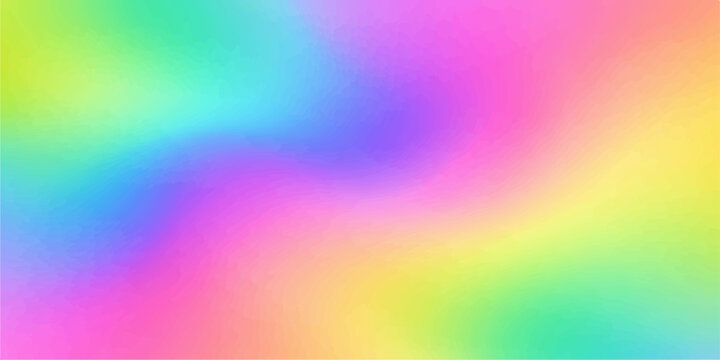 Abstract colorful rainbow gradient waves with bright light motion and smooth blurred texture background