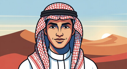 man in the desert © idah