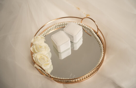 wedding ring in its box