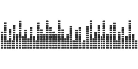 Naklejka premium A seamless vector pattern set featuring black and white dots and squares creates a pixel art design suitable for a business web icon or alphabet text font illustration