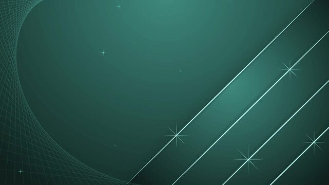 Background with gold diagonal lines shape animation, Elegant dark background with diagonal gold lines and subtle star-like sparkles