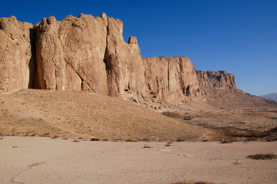Naqsh-e Rustam is an ancient necropolis located in Iran near Persepolis