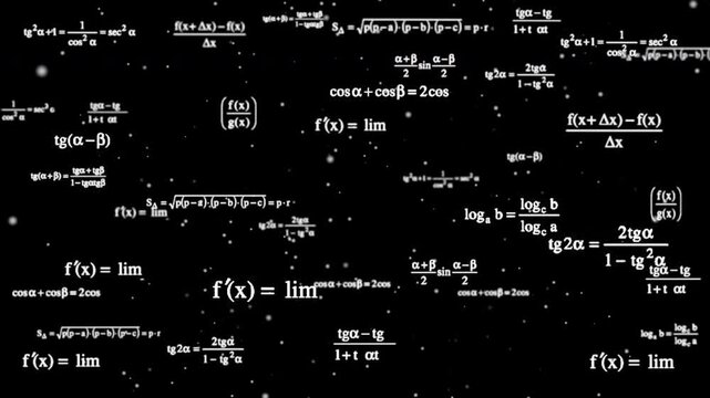 Formula Movement on the Alpha Channel_V1

Mathematical formulas appear and disappear on a transparent background.