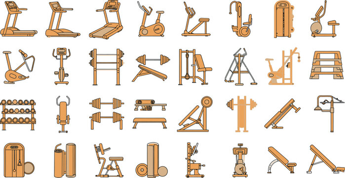 Collection of various wooden and metal workshop tools and equipment for carpentry and construction