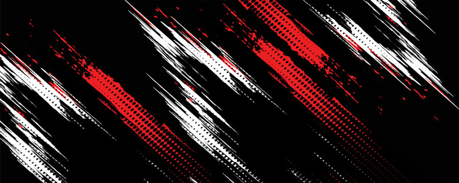 teks grunge hitam putih dan merah. ilustrasi vektor eps10Print