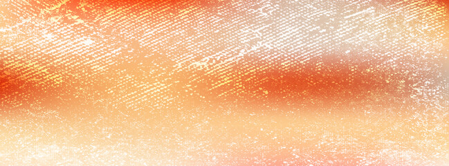 Fototapeta premium Modern orange and yellow vector gradient background with a distressed, scratch halftone texture overlay. Perfect for retro designs, energetic banners, and clean presentation slides.