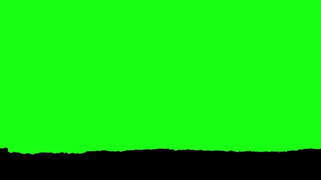 Torn paper slide transition animation with realistic ripped edge effect