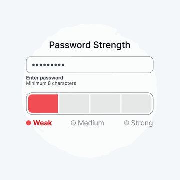 Password Strength Password Strength Meter With Password Field