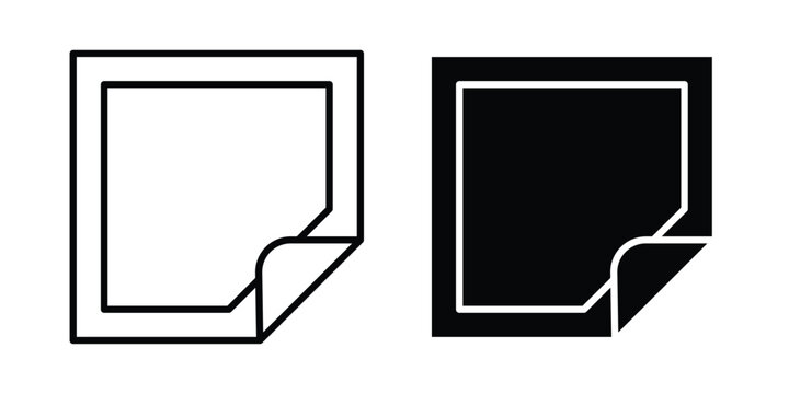 Nicotine patch icon concept. Thin line symbol. Solid icons