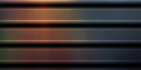 Fototapeta premium Abstract background with horizontal gradient stripes in orange and grey