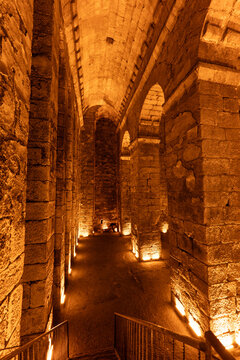 Cistern in Dara Ancient City in Mardin, Turkiye