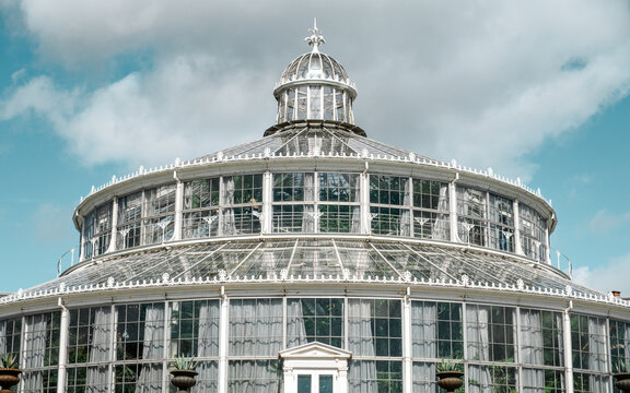 Palmehuset Greenhouse in Botanisk Have (Botantical Garden) in Copenhagen, Denmark