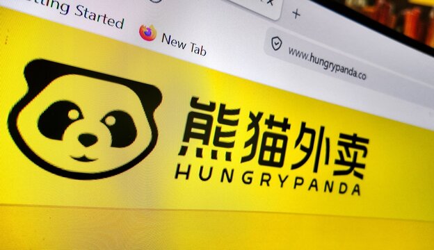 a computer screen displaying hungrypanda website