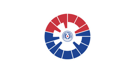 Obraz premium Colorful Circular Graphic Design Element.