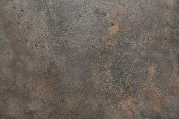 Naklejka premium Texture of grunge black surface as background, closeup