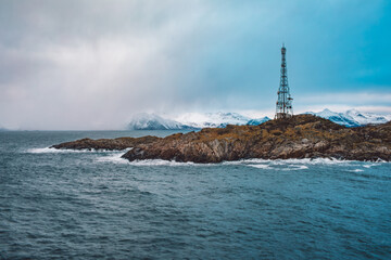 Fototapeta premium Lofoten islands in winter