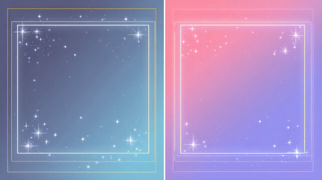 Gradient before and after background template. 