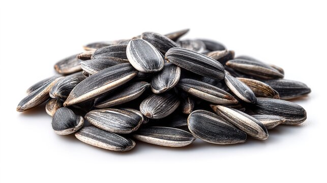 Sunflower Seeds Pile, Close-Up View