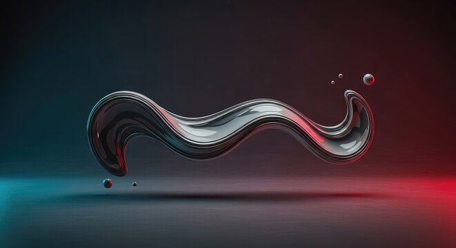 Abstract visualization of time melting or stretching in an empty void. Conceptual graphic representing temporal anomalies and chronological collapse, blank, strange, continuum