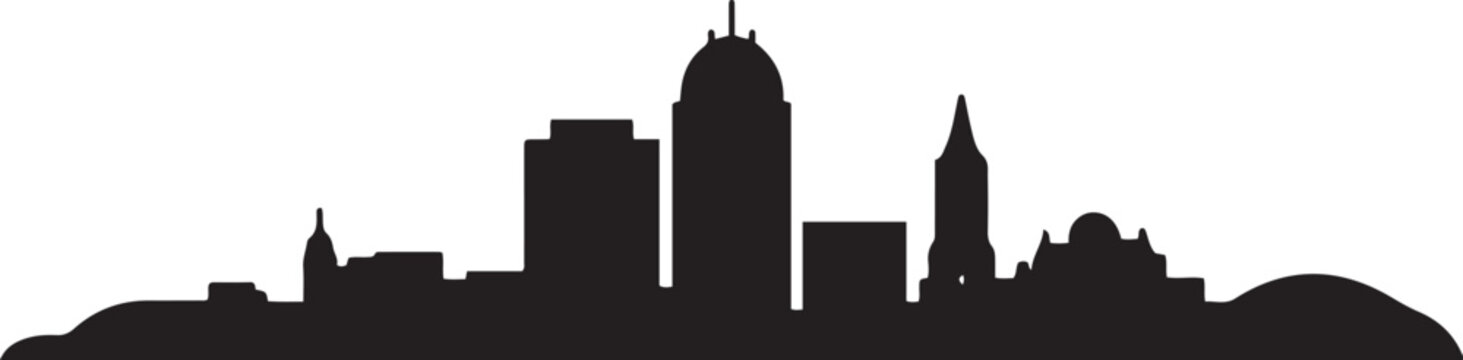 Lexington Kentucky. Silhouette icon vector