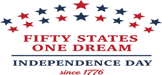 Fototapeta premium Patriotic stars, Independence Day, American flag, USA Independence