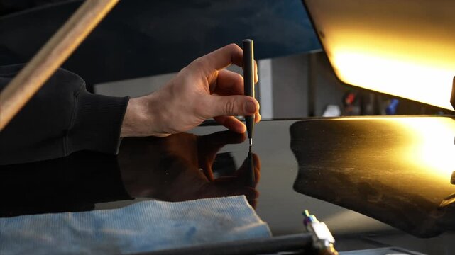 PDR Tap Down Knockdown Technique 4k video.