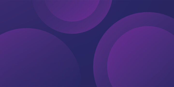 Minimalist purple geometric background with overlapping circular layers and soft gradients. 