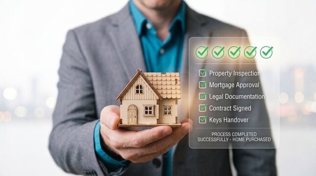 transaction agent real estate handover home checklist ownership