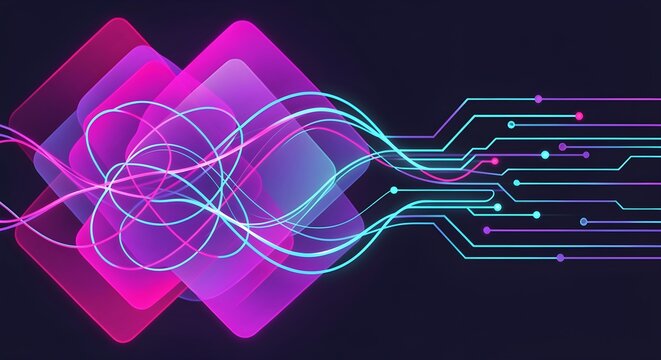 Abstract Technology Background
