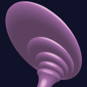 3D atomic orbitals presentation of a hydrogen atom, designed for a virtual reality application. 
