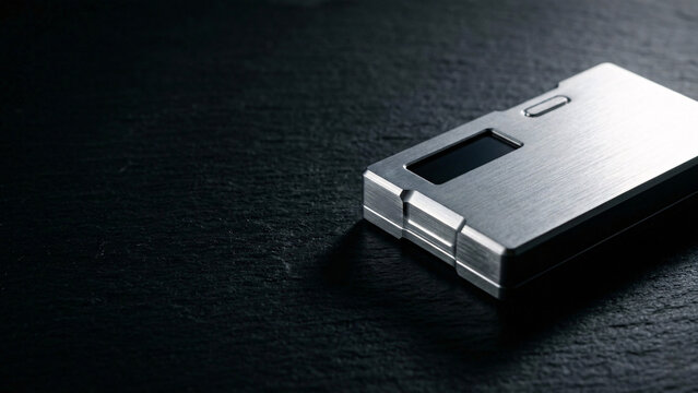 Digital caliper measuring a metal part, precision engineering, 16:9