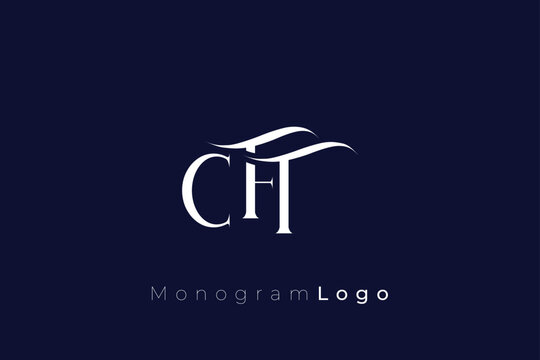 CFT Elegant Monogram Logo Design With Decorative Lettering
