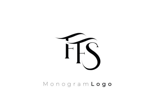FFS Elegant Monogram Logo Design With Decorative Lettering