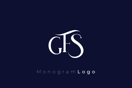 GFS Elegant Monogram Logo Design With Decorative Lettering