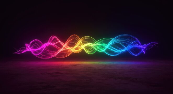 Abstract background featuring swirling, vibrant neon colors across a vast, empty expanse. A mesmerizing, futuristic, and high-energy design canvas, pattern, colorful, hallucination