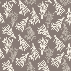 Fototapeta premium Sweet desserts and beverages seamless pattern illustration