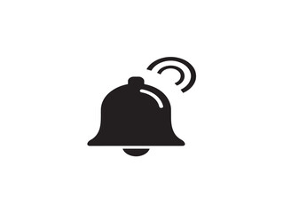 Fototapeta premium push notification bell with wifi signal vector illustration