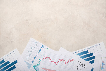 Many business graphics and diagrams on white background
