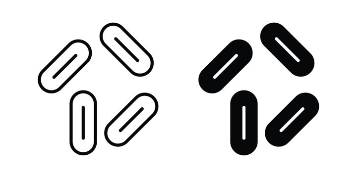 Yeast icon solid glyph and line series icons