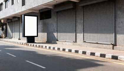 Obraz premium billboard on the street