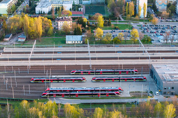 Stacja Kolejowa Łódź- Widzew. Łódź, Polska © Tomasz Warszewski