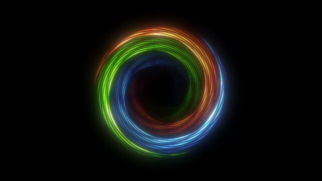 Swirling spiral looping animation video with optical illusions and constantly moving spiral pattern, 4K seamless loop animation for meditation, relaxation and psychedelic visual experiences