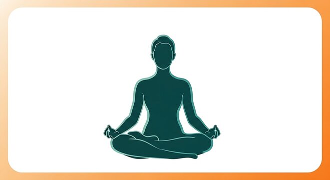 Person meditating in lotus pose