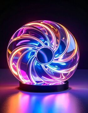 Neon orb light