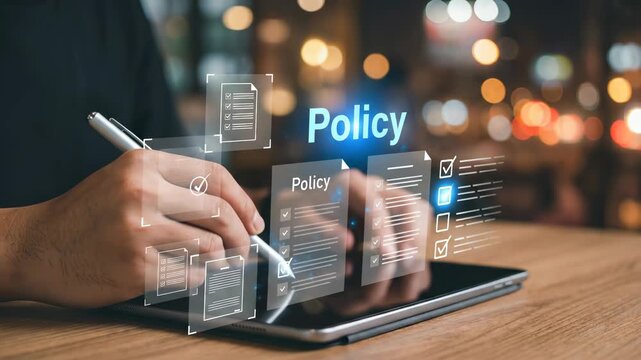 Digital Policy Management and Compliance with Tablet and Stylus